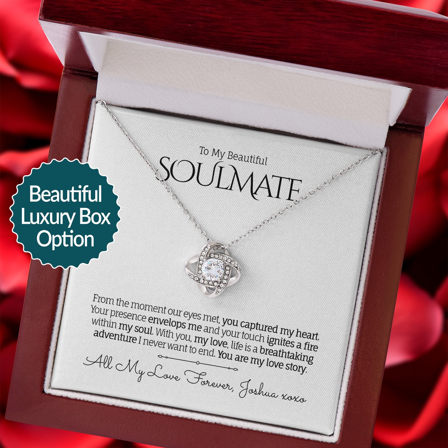My Beautiful SOULMATE - Love Knot Necklace