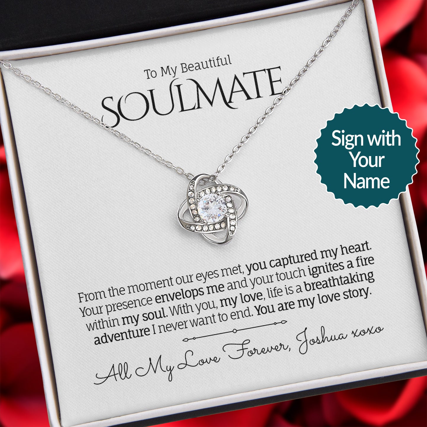 My Beautiful SOULMATE - Love Knot Necklace