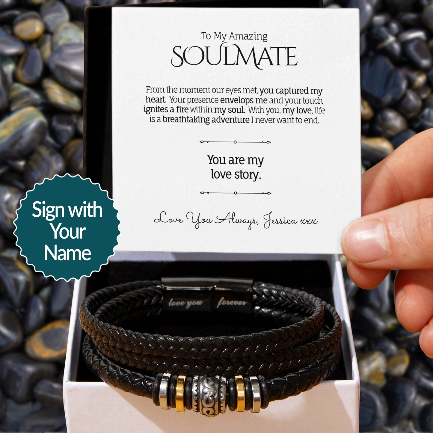 My Amazing SOULMATE - Love You Forever Bracelet