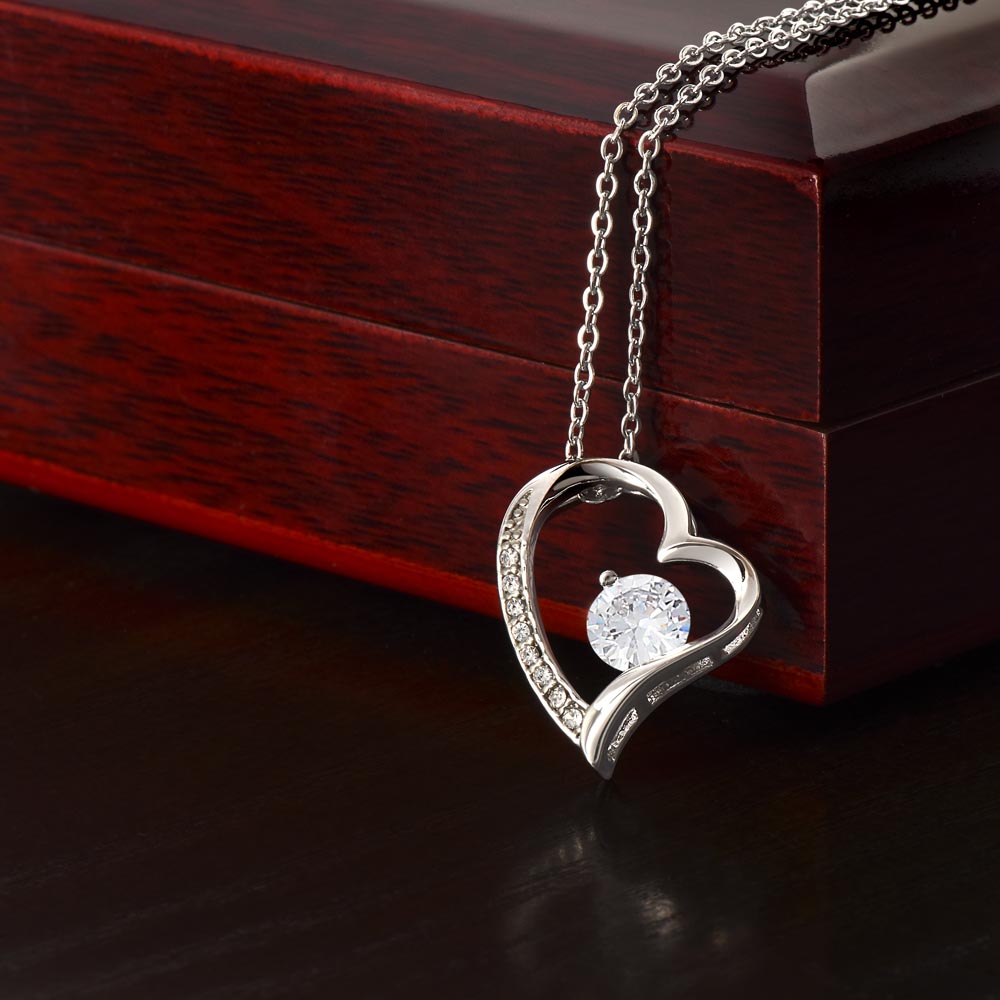 To My Amazing MOM - Personalized - Forever Love Necklace