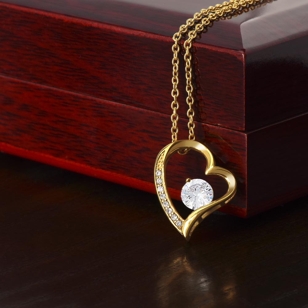 To My Amazing MOM - Personalized - Forever Love Necklace