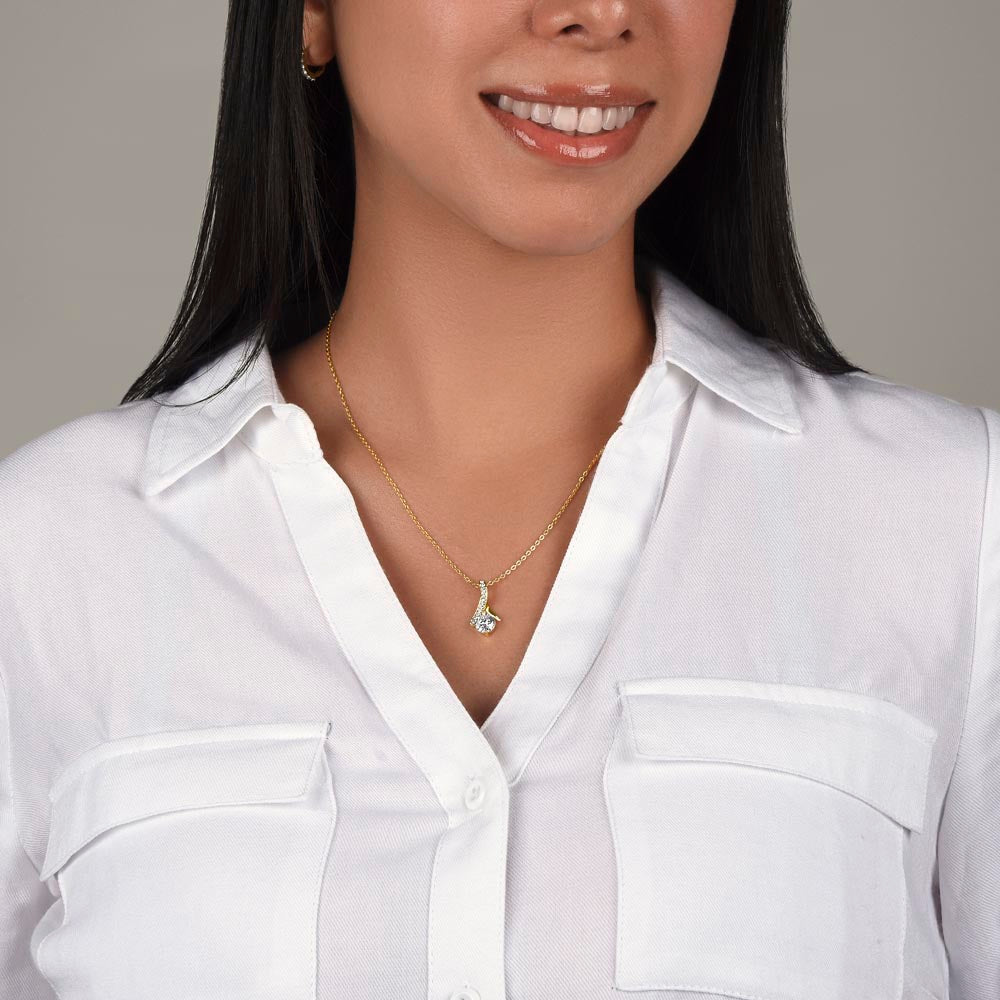 To Our Amazing MOM - Personalized - Alluring Beauty Necklace