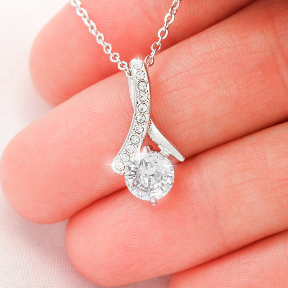 To My Amazing MOM - Personalized - Alluring Beauty Necklace