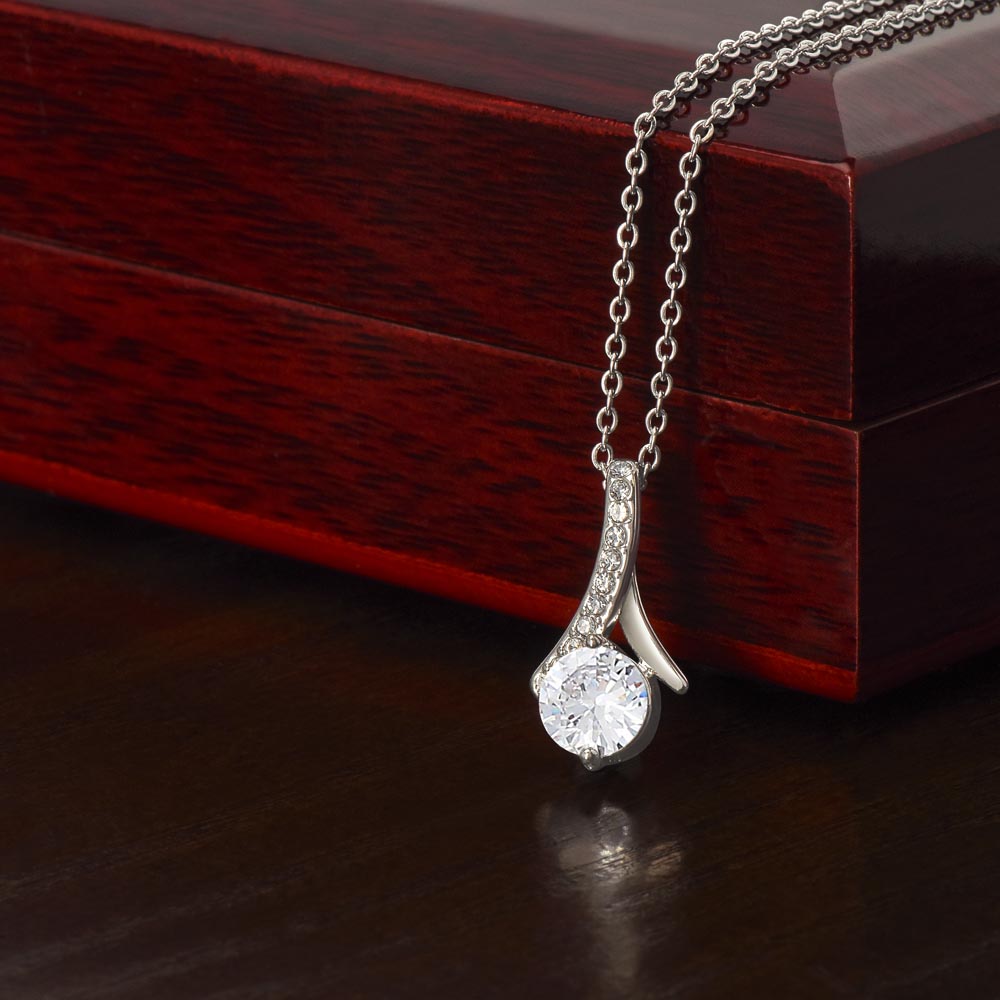 To My Amazing MOM - Personalized - Alluring Beauty Necklace