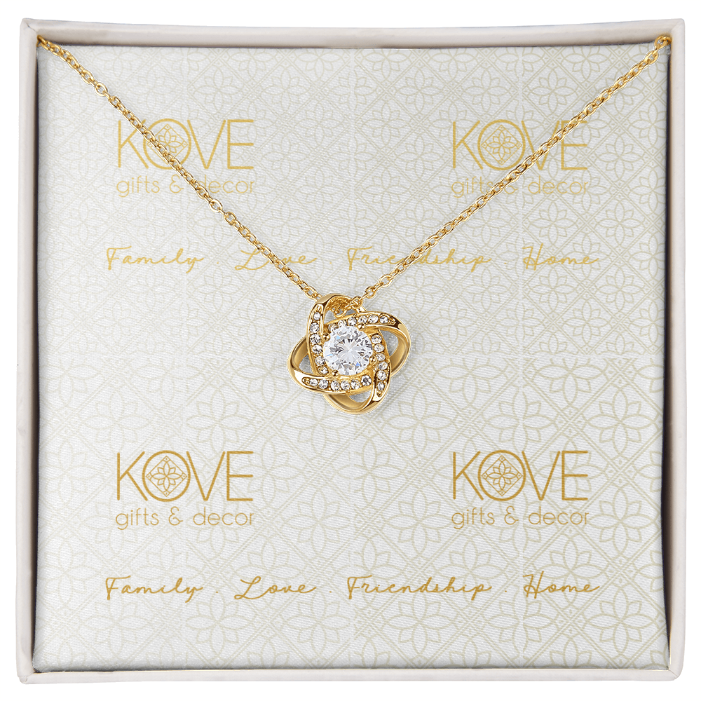 KOVE Sample - Love Knot Necklace - 18k Gold