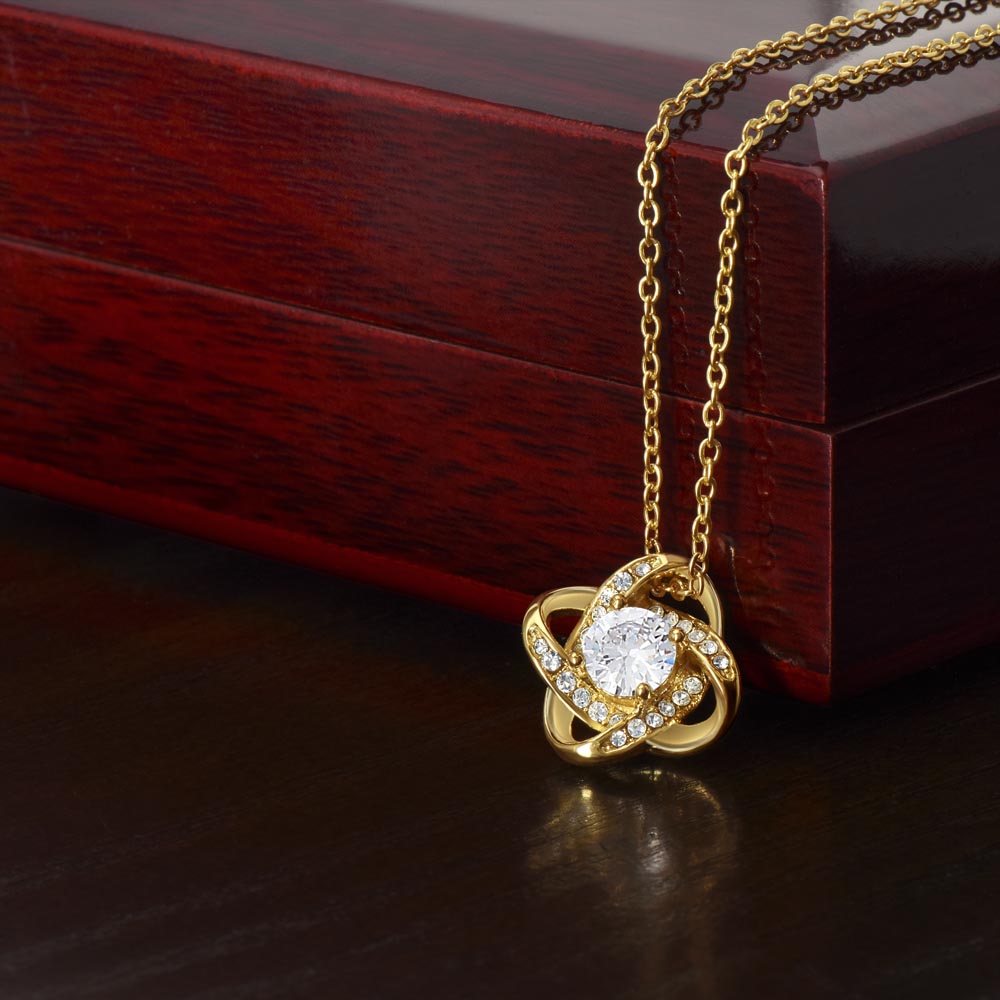 To My Amazing MOM - Personalized - Love Knot Necklace
