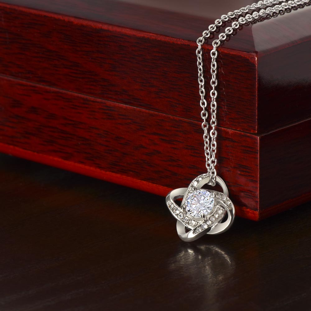 To My Amazing MOM - Personalized - Love Knot Necklace