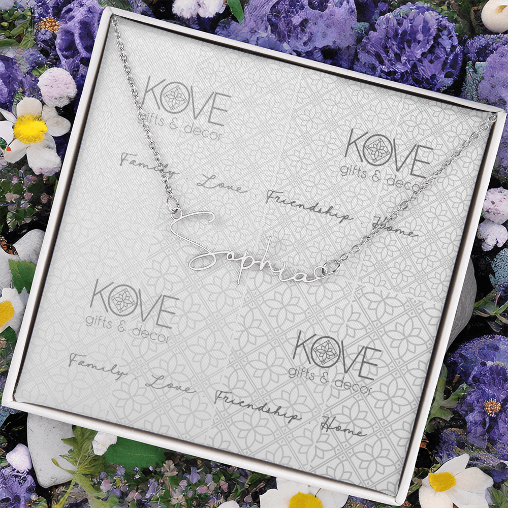 KOVE Sample - Script Name Necklace