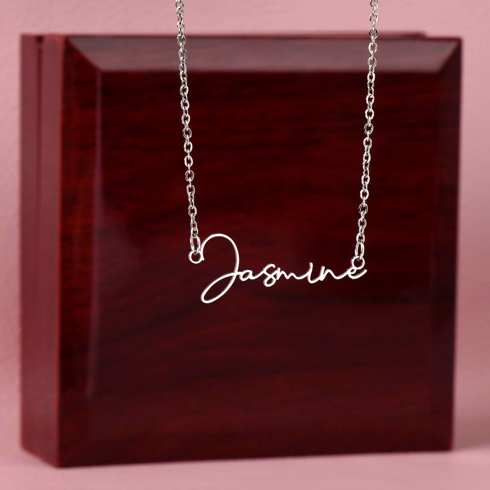 KOVE Sample - Script Name Necklace