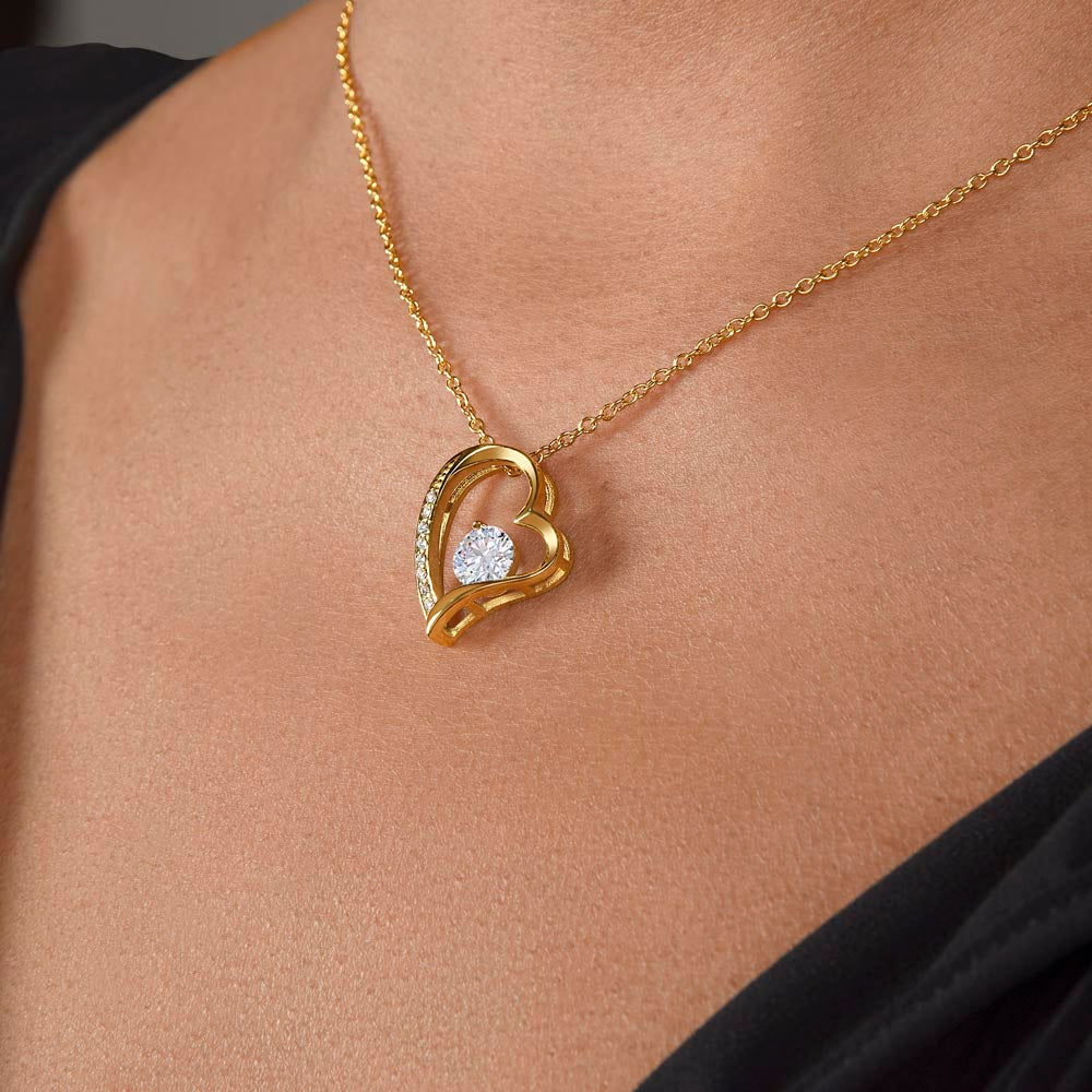 To My Amazing MOM - Personalized - Forever Love Necklace