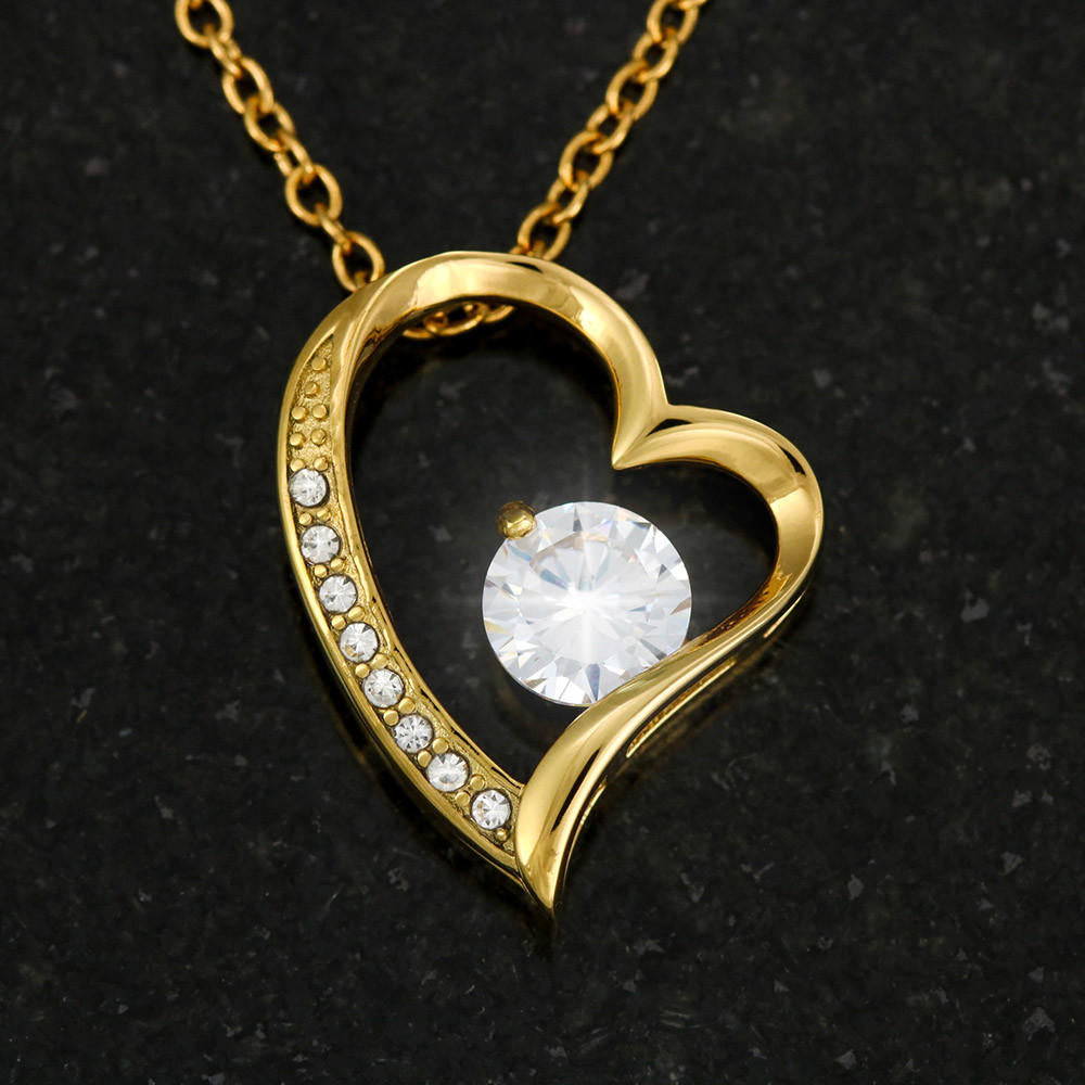 To My Amazing MOM - Personalized - Forever Love Necklace