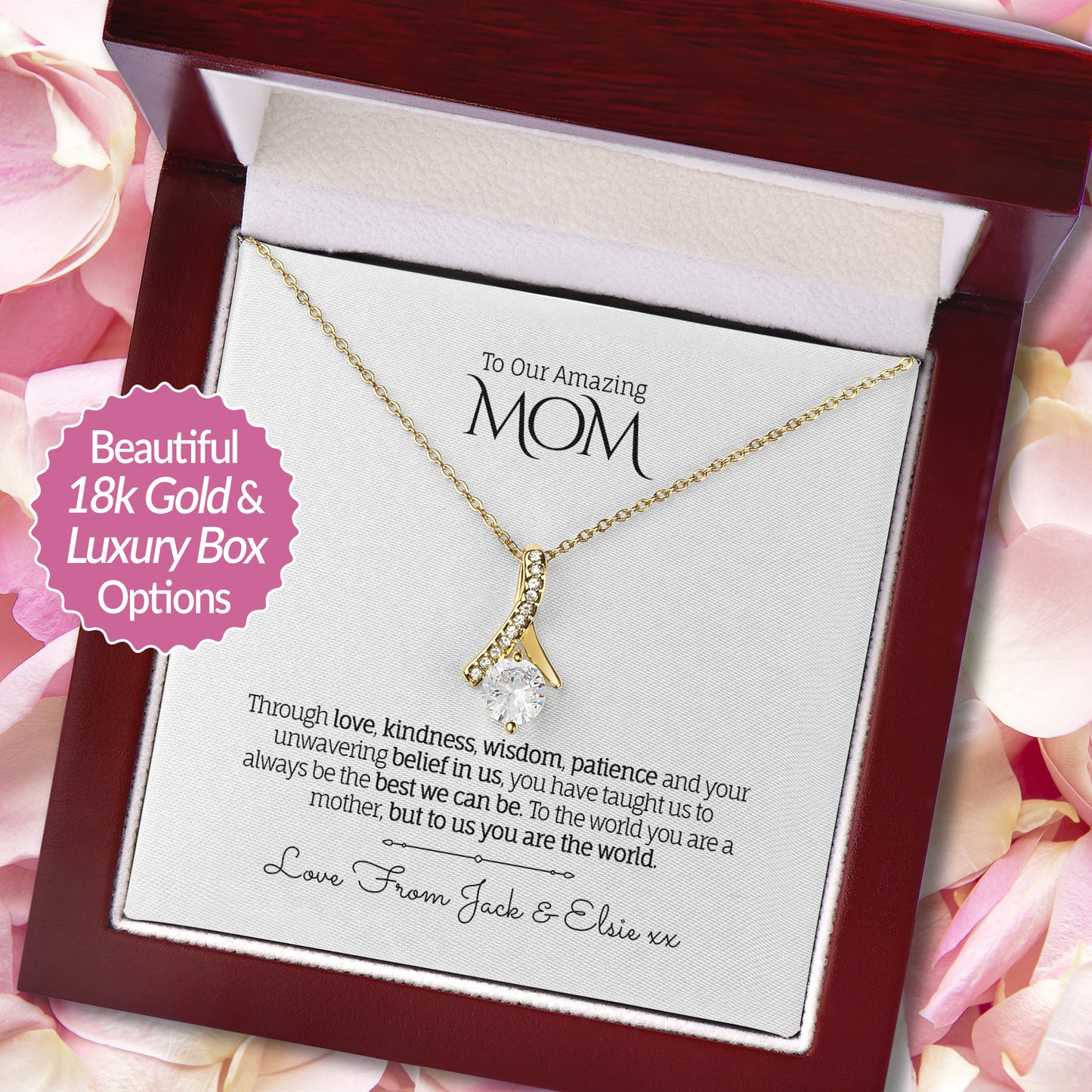 My/Our Amazing MOM - Alluring Beauty Necklace
