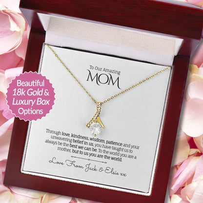 My/Our Amazing MOM - Alluring Beauty Necklace