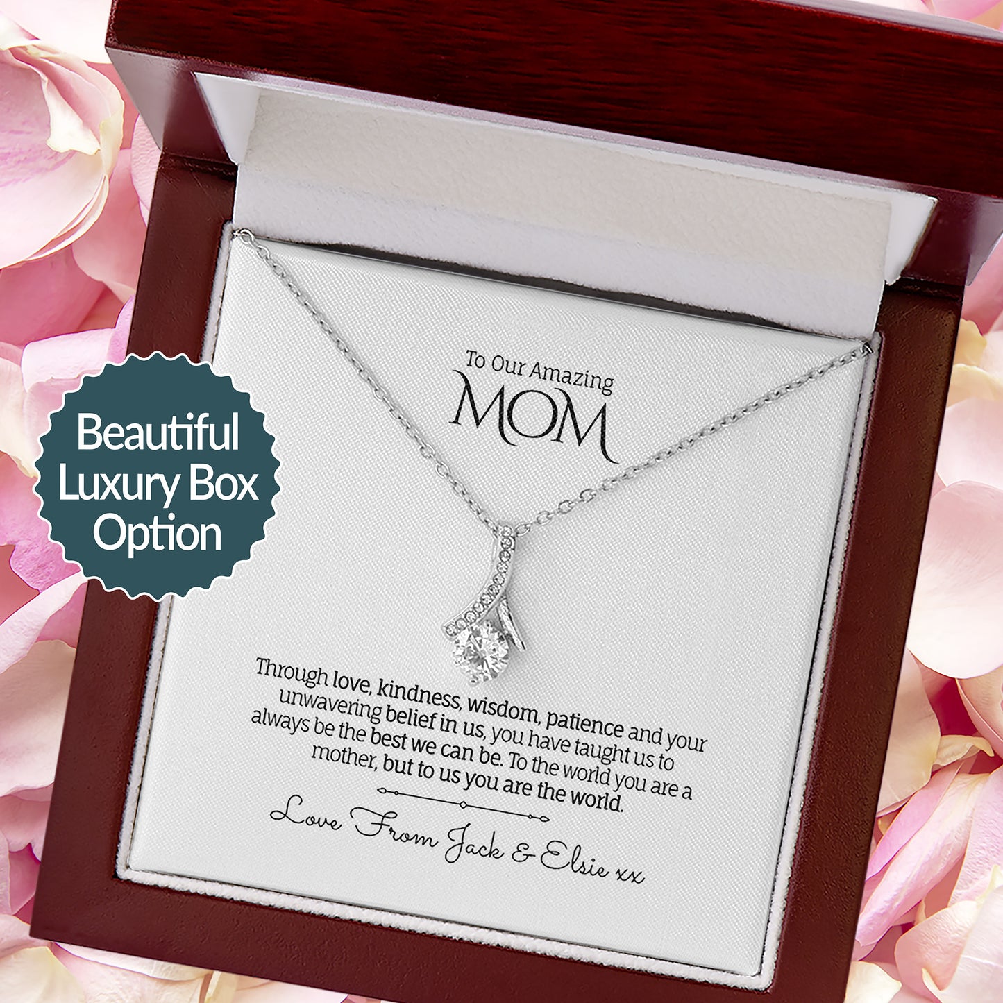 My/Our Amazing MOM - Alluring Beauty Necklace