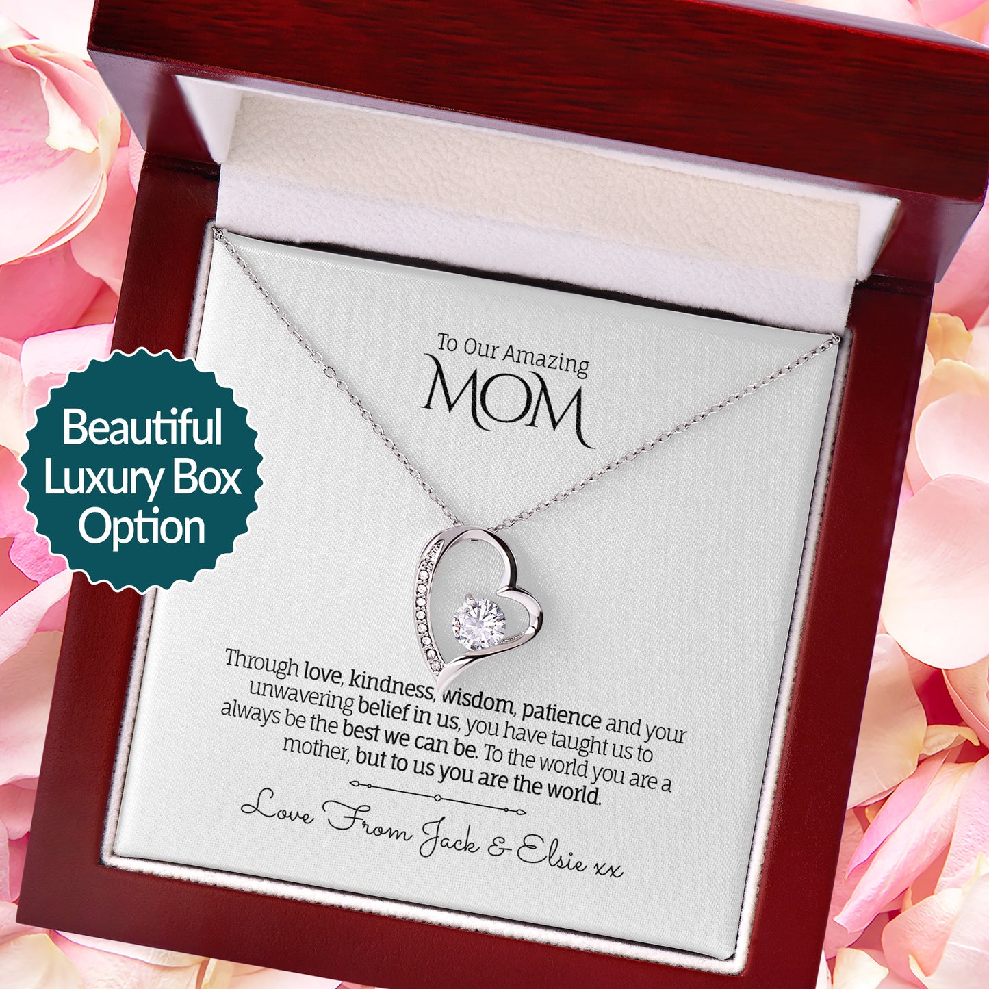 My/Our Amazing MOM - Forever Love Necklace