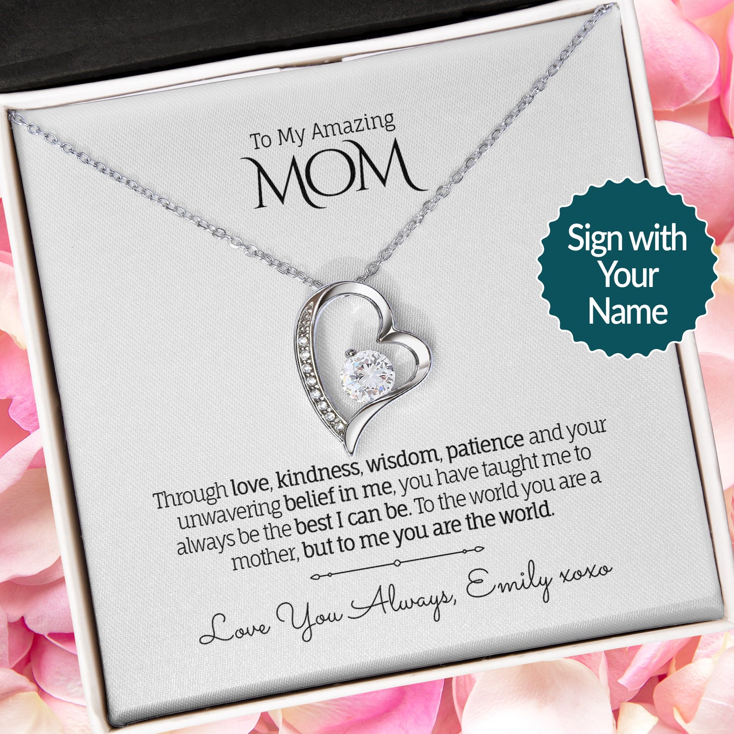 My/Our Amazing MOM - Forever Love Necklace