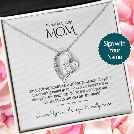 My/Our Amazing MOM - Forever Love Necklace