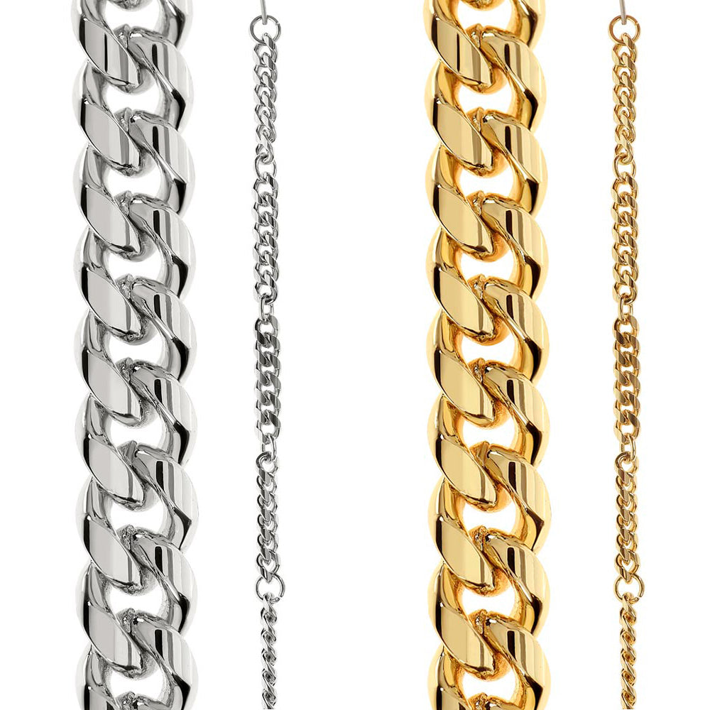 My/Our Amazing DAD - Cuban Chain Necklace, Soft Touch Box