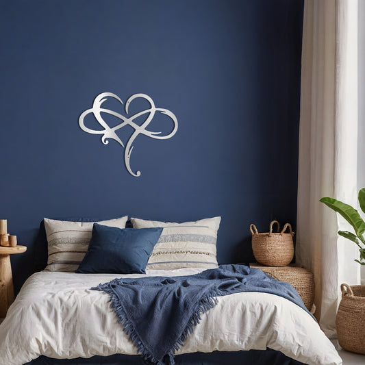 Heart Infinity - Metal Decor