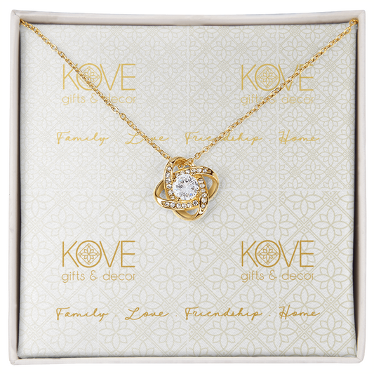 KOVE Sample - Love Knot Necklace - 18k Gold