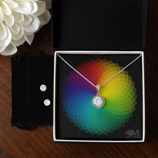 KOVE Sample - Eternal Hope Pendant & Earrings