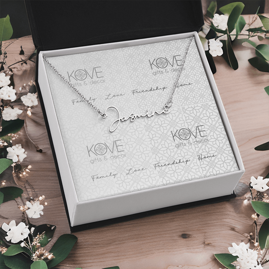 KOVE Sample - Script Name Necklace