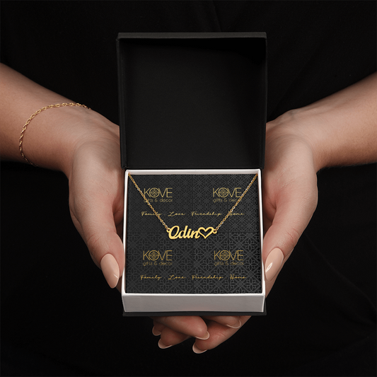 KOVE Sample - Heart Name Necklace